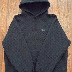 Supreme Micro Quilted Hoodie